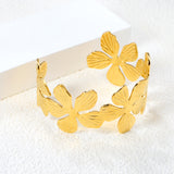 32.8mm wide open soft bracelet gold color