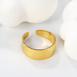 New Stainless Steel Interlocking Finish Shape Ring