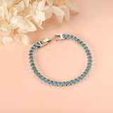 2024 New Year Oval 6 Colors Clasp Bracelet 17cm