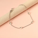 2024 New Year 4 Peach Heart Accessory Bracelet 18+5cm