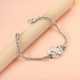 2024 New Year Round Accessories with White Shell Bracelet 19+2cm