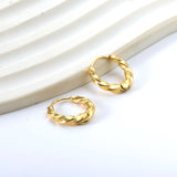 Twist Earring Button 3*15.5mm