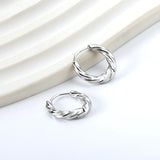 Twist Earring Button 3*15.5mm