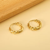 Twist Earring Button 3*15.5mm