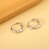 Twist Earring Button 3*15.5mm