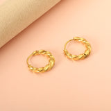 Twist Earring Button 3*15.5mm