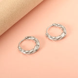 Twist Earring Button 3*15.5mm