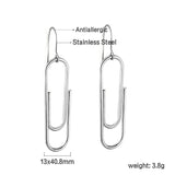 Boucles d'oreilles à épingle Boomerang à la mode du Nouvel An 2024