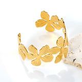 32.8mm wide open soft bracelet gold color