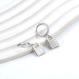 2024 New Year's Fashion Locking White Shell Earrings