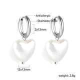 2024 New Year Fashion Various Irregular Shape White Pearl Earrings