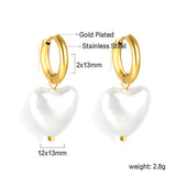 2024 New Year Fashion Various Irregular Shape White Pearl Earrings