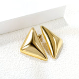 Long Triangle Earrings 23.6*40.2mm