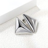 Long Triangle Earrings 23.6*40.2mm