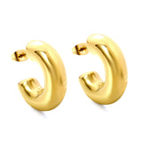 C-shaped earrings 10.5*31mm