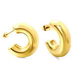 C-shaped earrings 10.5*31mm