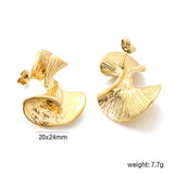 Shaped Earrings 20*24mm