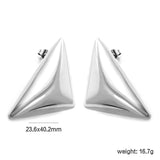 Long Triangle Earrings 23.6*40.2mm