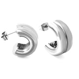 Double C-shaped Earrings 9*15.4mm