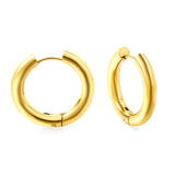 4x25mm Circle Earrings