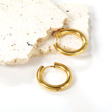 4x25mm Circle Earrings