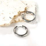 4x25mm Circle Earrings