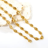 8mm Coffee Bean Accessory Necklace 60cm