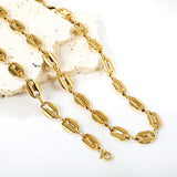 8mm Coffee Bean Accessory Necklace 60cm