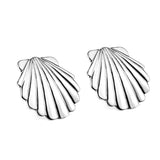 Smooth Shell 24.8mm Stud Earrings