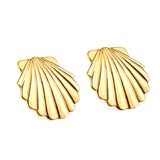 Smooth Shell 24.8mm Stud Earrings