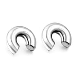 C-shaped stud earrings 31*26.5mm