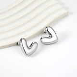 Heart Shape Earrings 25*22mm