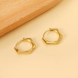 Diamond Pentagonal Ear Buttons 3*20*16.3mm