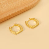 Round square corner cross grain ear buckle 2.6*20*19.3mm