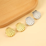 Smooth Shell 24.8mm Stud Earrings