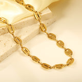 8mm Coffee Bean Accessory Necklace 60cm