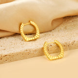 Round square corner cross grain ear buckle 2.6*20*19.3mm