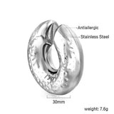 C-Shape Bumpy Ear Clip 30mm