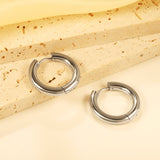 4x25mm Circle Earrings