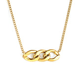 Chain pendant 36.4*11.5mm necklace 42+5cm