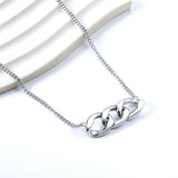 Chain pendant 36.4*11.5mm necklace 42+5cm