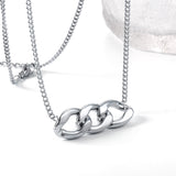 Chain pendant 36.4*11.5mm necklace 42+5cm