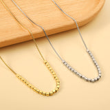 Small square accessories 2.8*2.5mm necklace 45+5cm