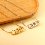 Chain pendant 36.4*11.5mm necklace 42+5cm