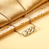 Chain pendant 36.4*11.5mm necklace 42+5cm