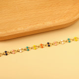 Color Oil U-shaped Bracelet 17+3cm