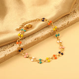 Color Oil U-shaped Bracelet 17+3cm