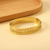 Double fence like shape bracelet