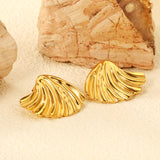 31.2*24.7mm threaded winged stud earrings