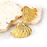 31.2*24.7mm threaded winged stud earrings